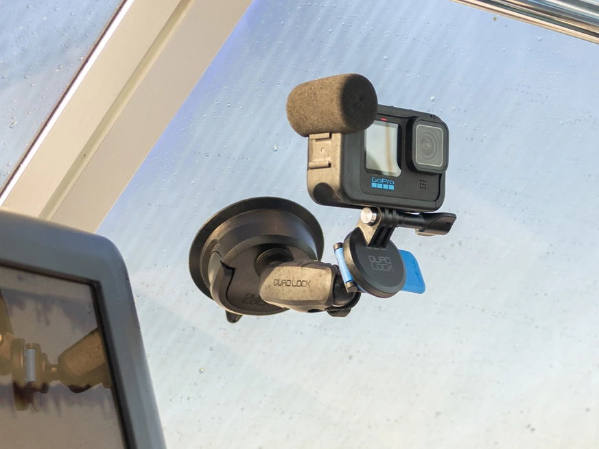 Accessorio - Adattatore da Quad Lock a action cam