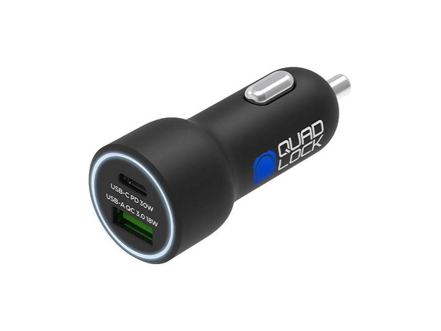 Ricarica - Caricabatterie USB doppio da 12 V per auto